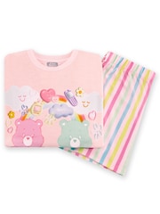 Character Pink Care Bears Short Sleeve Pyjamas - Image 6 of 12