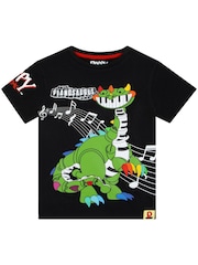 Character Black Poppy Playtime Pianosaurus T-Shirt - Image 1 of 11