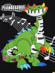 Character Black Poppy Playtime Pianosaurus T-Shirt - Image 3 of 11