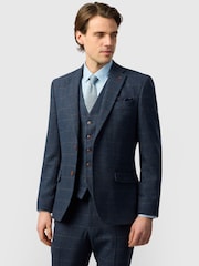 Antique Rogue Blue Ezra Check Jacket - Image 1 of 5