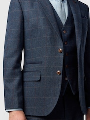 Antique Rogue Blue Ezra Check Jacket - Image 5 of 5