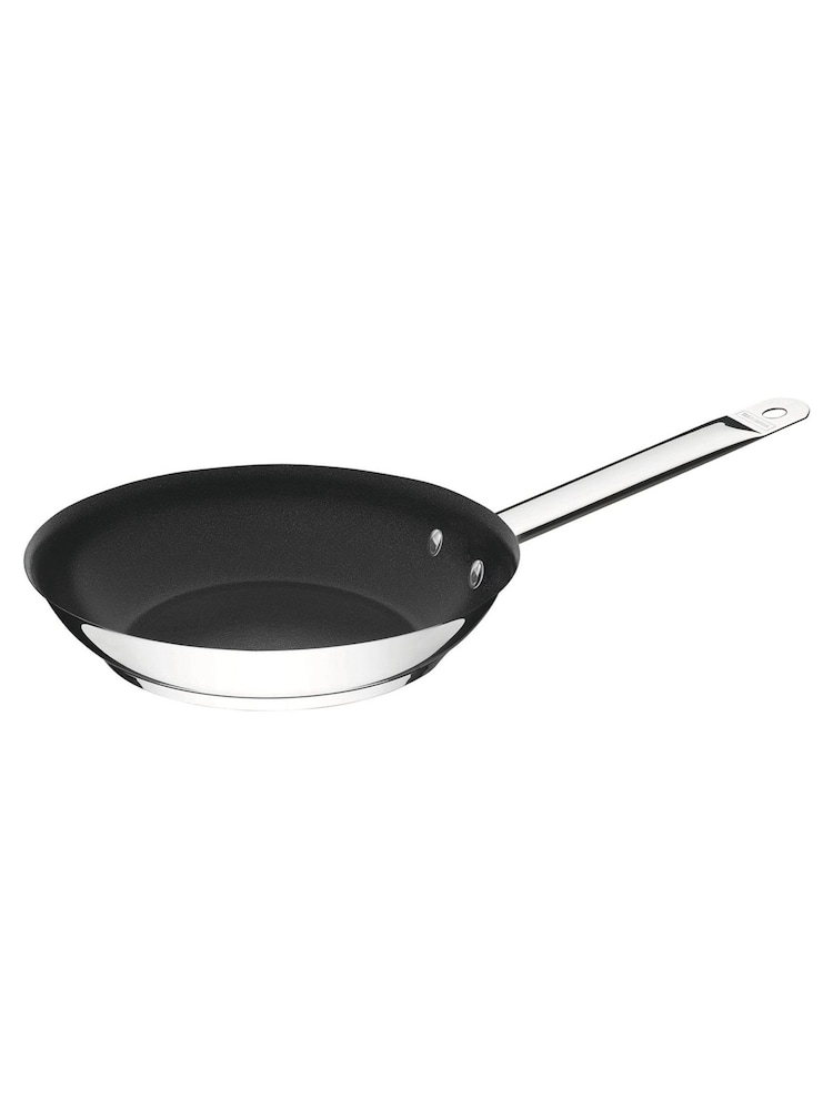 Tramontina Silver Stainless Steel Frying Pan Non-stick Coating 26cm - Image 2 of 5 Tramontina Silver Stainless Steel Frying Pan Non-stick Coating 26cm - Image 2 of 5