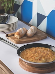 Tramontina Silver Stainless Steel Frying Pan Non-stick Coating 26cm - Image 3 of 5