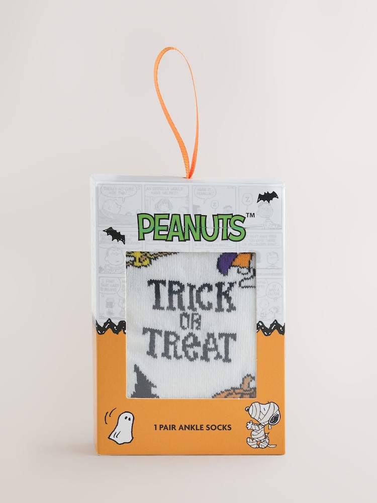 Snoopy Licence Halloween Ankle Sock In a Gift Box - Image 1 of 4