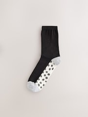 Grey Animal Footbed Ankle Socks 5 Pack - Image 6 of 8