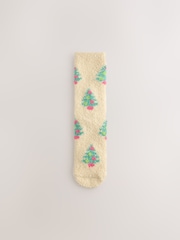 Christmas Tree Character Cosy Ankle Socks 2 Pack - Image 7 of 9