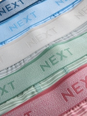 Blue/Green Stripe 5 Pack Hipster Cotton Rich Boxers - Image 9 of 9