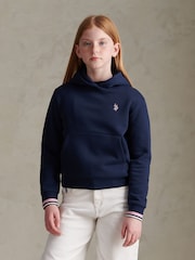 U.S. Polo Assn. Blue Double Horsemen  Over The Head Hoodie - Image 1 of 7