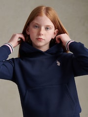 U.S. Polo Assn. Blue Double Horsemen  Over The Head Hoodie - Image 2 of 7