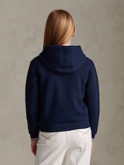 U.S. Polo Assn. Blue Double Horsemen  Over The Head Hoodie - Image 4 of 7