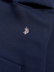 U.S. Polo Assn. Blue Double Horsemen  Over The Head Hoodie - Image 7 of 7