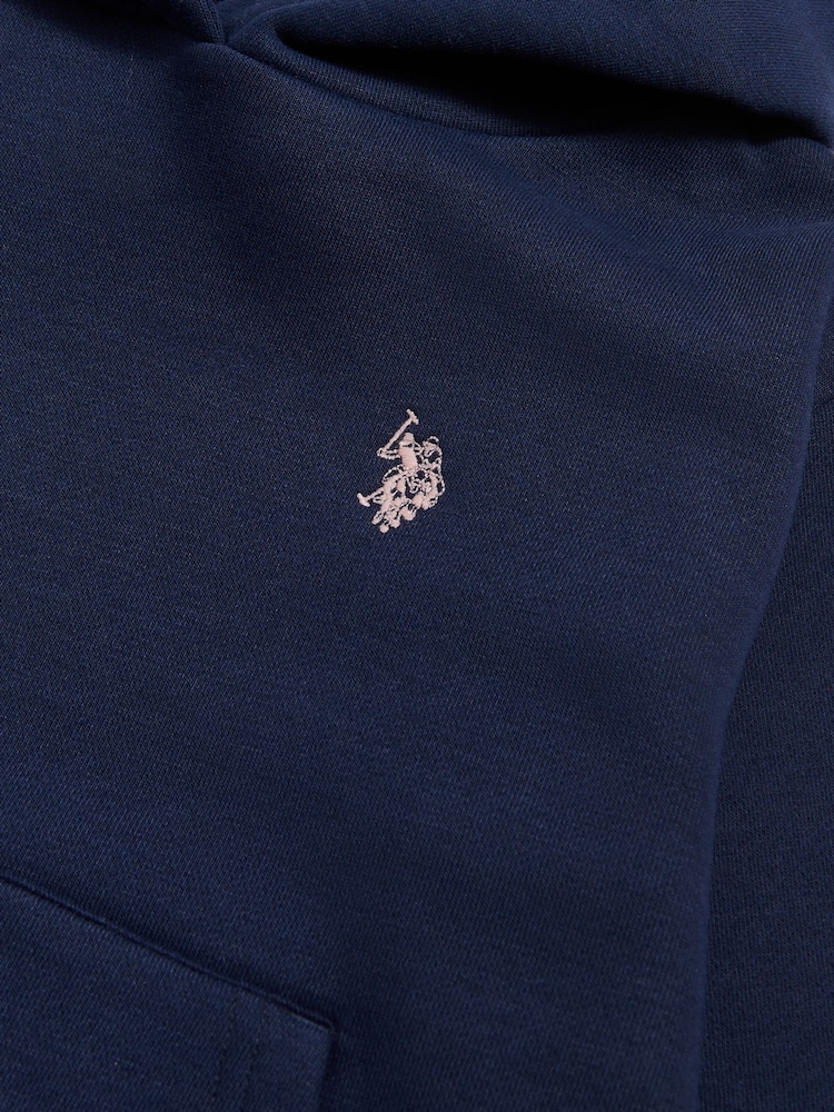 U.S. Polo Assn. Blue Double Horsemen Over The Head Hoodie - Image 7 of 7 U.S. Polo Assn. Blue Double Horsemen Over The Head Hoodie - Image 7 of 7