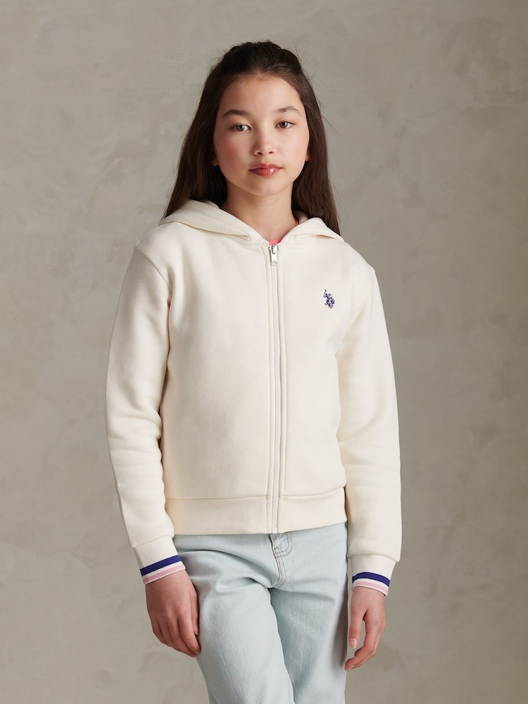 U.S. Polo Assn DHM Logo Zip Through Hoodie - Imagen 1 de 7 U.S. Polo Assn DHM Logo Zip Through Hoodie - Imagen 1 de 7