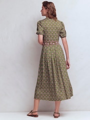 فستان جيرسيه متوسط الطول بطيّات Amber من Boden - Image 3 of 6