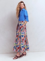 تنورة Abigail ماكسي بوبلين من Boden - Image 1 of 5