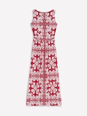 Boden Red Antonia Jersey Maxi Dress - Image 6 of 6
