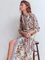 Boden Ellie コットン マキシ シャツワンピース - 画像 1 / 7