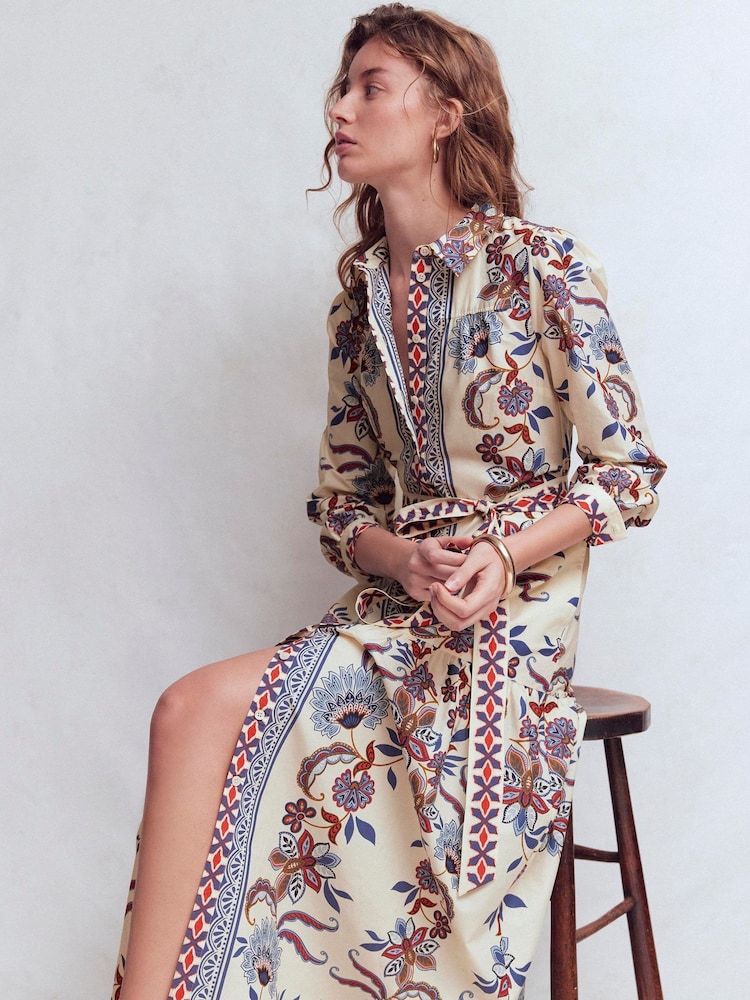 Boden Ellie コットン マキシ シャツワンピース - 画像 1 / 7