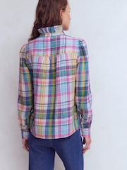 Boden Green Isabel Ruffle Linen Shirt - Image 2 of 4