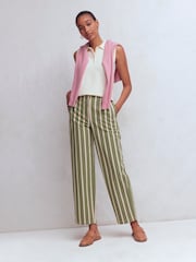 Boden Green Barrel Leg Chino Trousers - Image 2 of 6