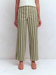 Boden Green Barrel Leg Chino Trousers - Image 3 of 6