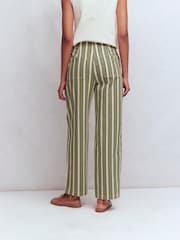 Boden Green Barrel Leg Chino Trousers - Image 4 of 6