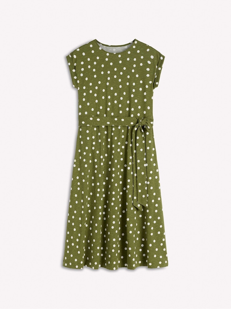 Boden Green Eve Jersey Midi Dress - Image 6 of 6 Boden Green Eve Jersey Midi Dress - Image 6 of 6