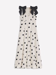 Boden Bow Detail Linen Empire Dress - Bild 7 von 7