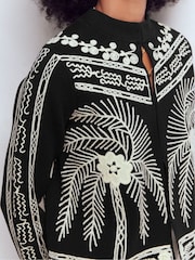 Boden Black Elena Stand Neck Jacket - Image 4 of 7