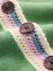 Boden Crochet Trim Cardigan - Imaginea 6 din 6