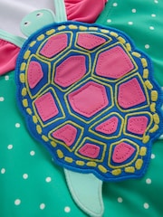 Boden Blue Hallie Frill Strap Swimsuit - Image 3 of 3