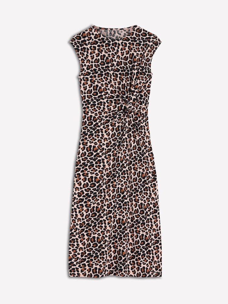 Boden Pink Delilah Twist Midi Dress - Image 6 of 6