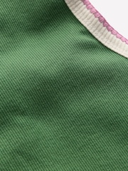 Boden Green Crochet Trim Ribbed Vest - Image 4 of 4