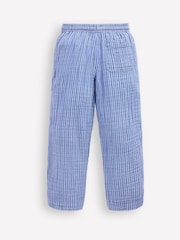 Boden Blue Double Cloth Summer Trousers - Image 3 of 5