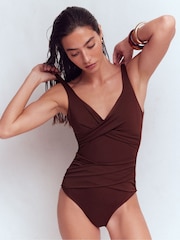 Boden Brown Cross Wrap Swimsuit - Image 5 of 8