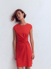 Boden Red Delilah Twist Short Dress - Image 1 of 6