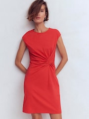 Boden Red Delilah Twist Short Dress - Image 5 of 6