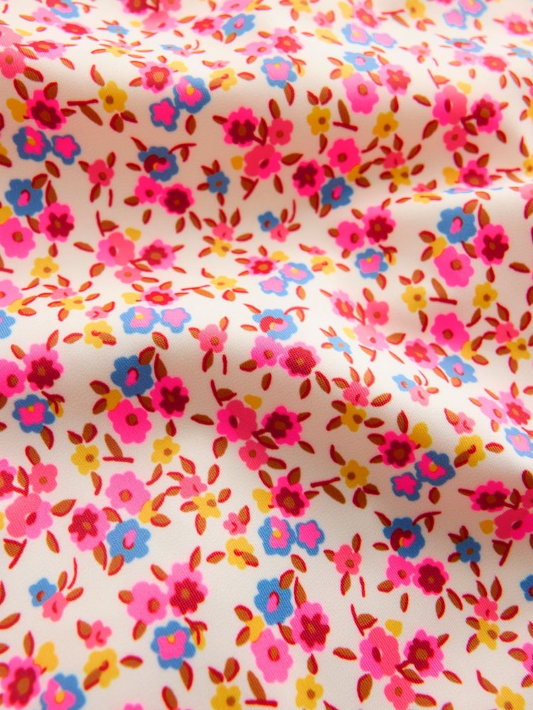 Cream - Costum de baie cu imprimeu și spate încrucișat Boden - Imaginea 3 din 3