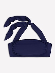 Boden Blue Kythira Ruched Bikini Top - Image 1 of 2