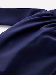 Boden Blue Kythira Ruched Bikini Top - Image 2 of 2