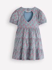 Boden Red Heart Back Jersey Dress - Image 3 of 4