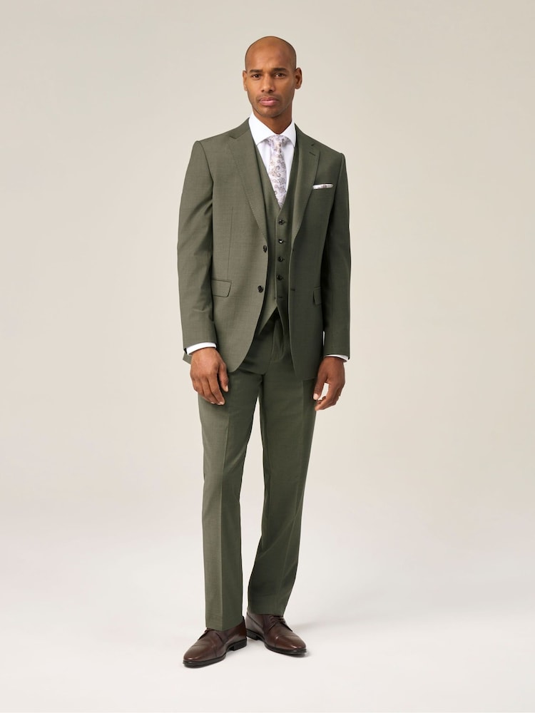 Skopes Green Rozario Tailored Fit Suit Jacket - Image 1 of 8