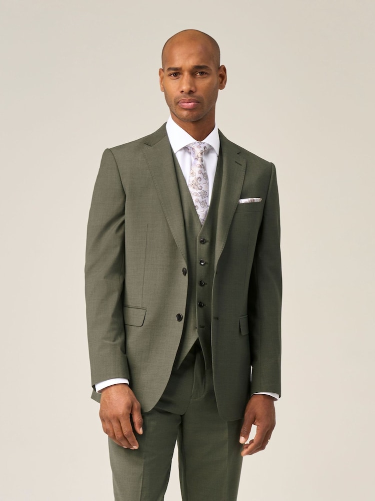 Skopes Green Rozario Tailored Fit Suit Jacket - Image 2 of 8