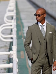 Skopes Green Rozario Tailored Fit Suit Jacket - Image 6 of 8