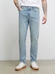 River Island Blue Slim Fit Light Wash Jeans - Image 1 of 4