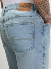 River Island Blue Slim Fit Light Wash Jeans - Image 4 of 4