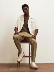 River Island Green Slim Fit Pull On Joggers - Image 2 of 4