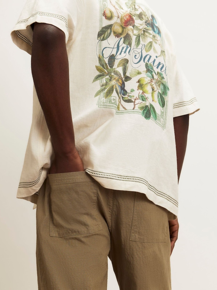 River Island Green Slim Fit Pull On Joggers - Image 4 of 4