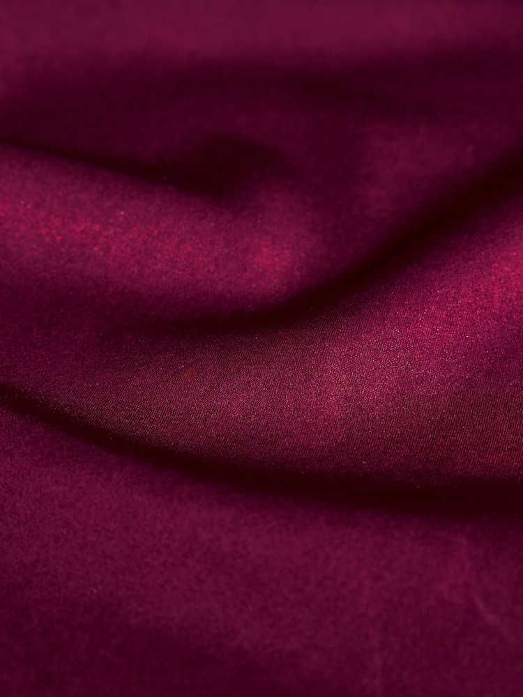 AIYLA Burgundy Red Lace & Silk Camisole - Image 9 of 9
