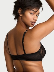 Victoria's Secret Black Unlined Demi Viper Embroidery Bra - Image 2 of 2